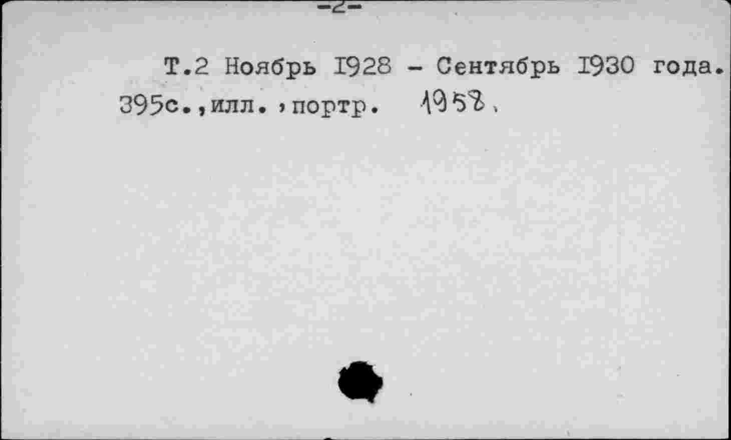 ﻿Т.2 Ноябрь 1928 - Сентябрь 1930 года.
395с.,илл. >портр. 4^5^,